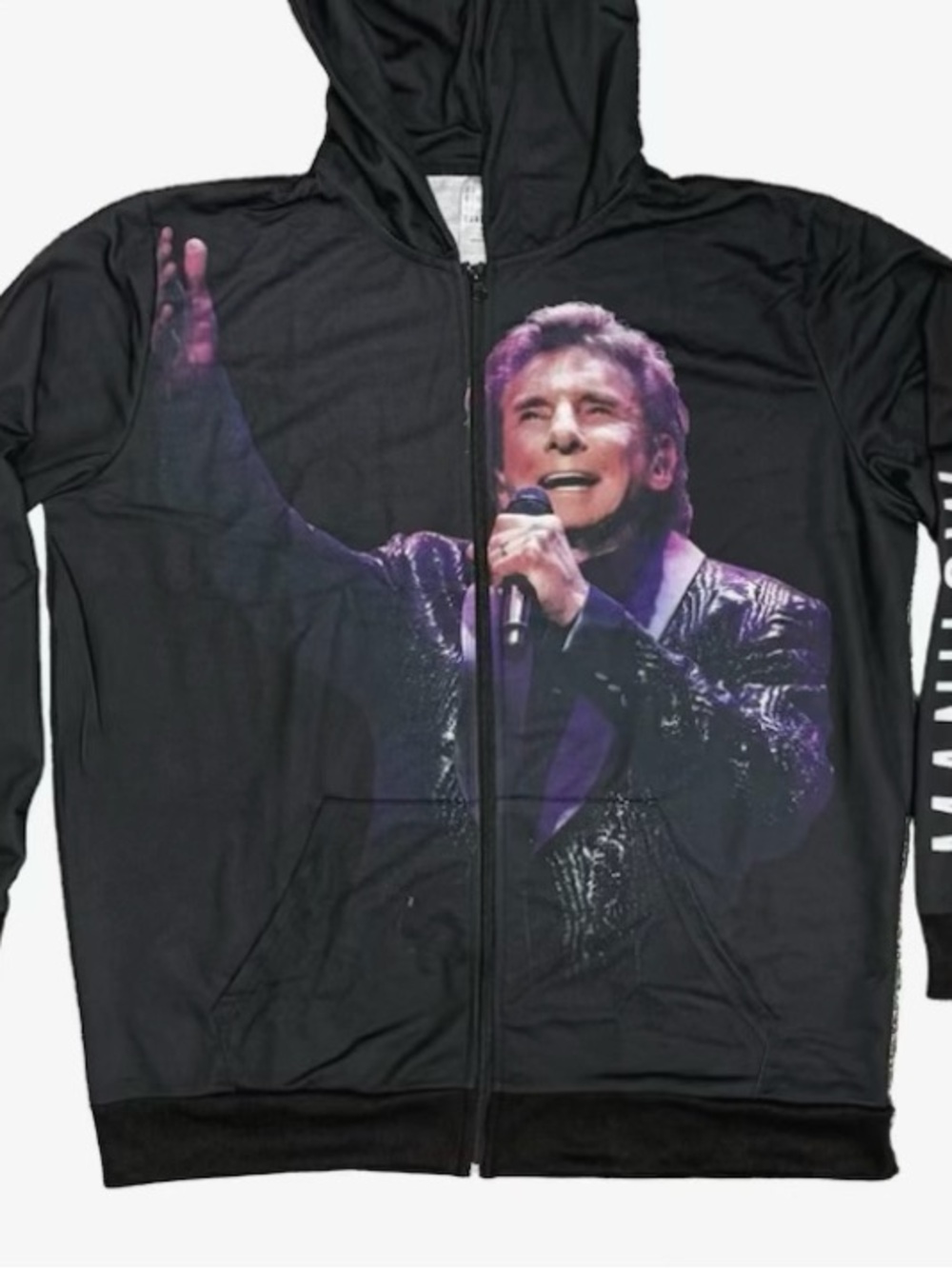 Barry Manilow sweatshirt zip hoodie farewell concert NY